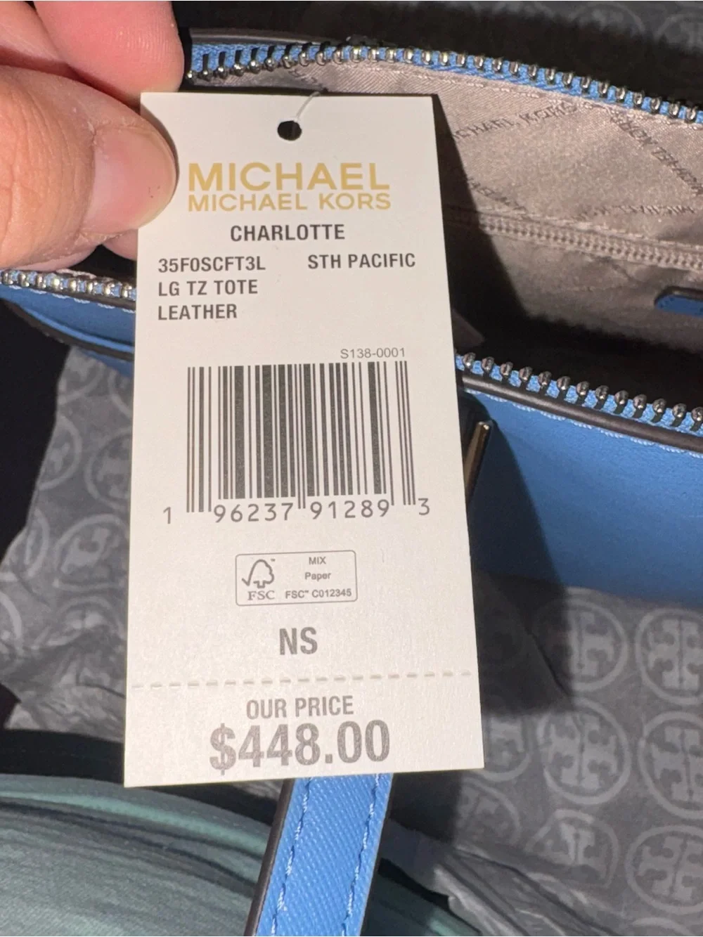 Michael Kors Tote with MK Charm